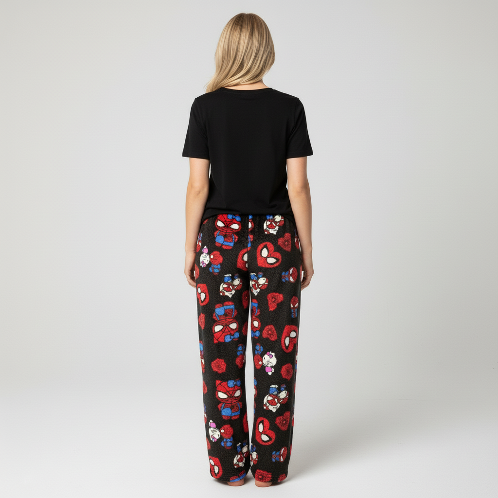 Hello Kitty Spiderman Pajama Pants