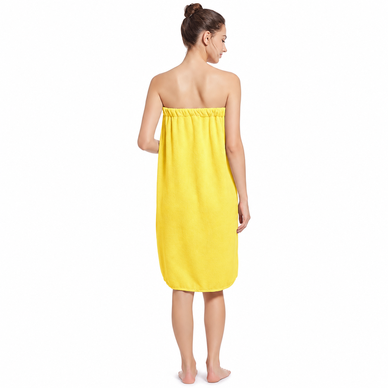 Lightweight Post Shower Wrap Robe With Side Pocket Design