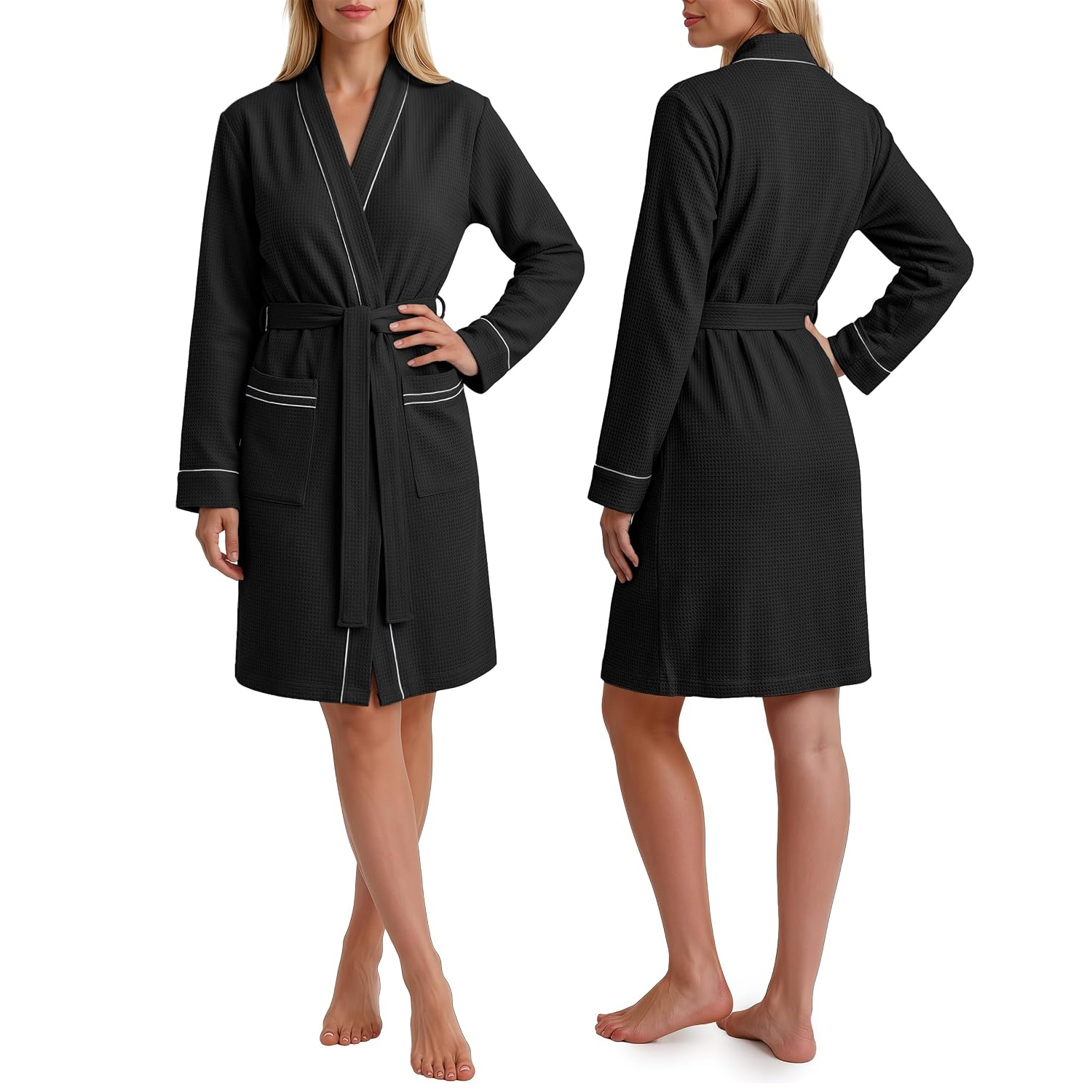 Soft Lightweight Waffle Robes for Women