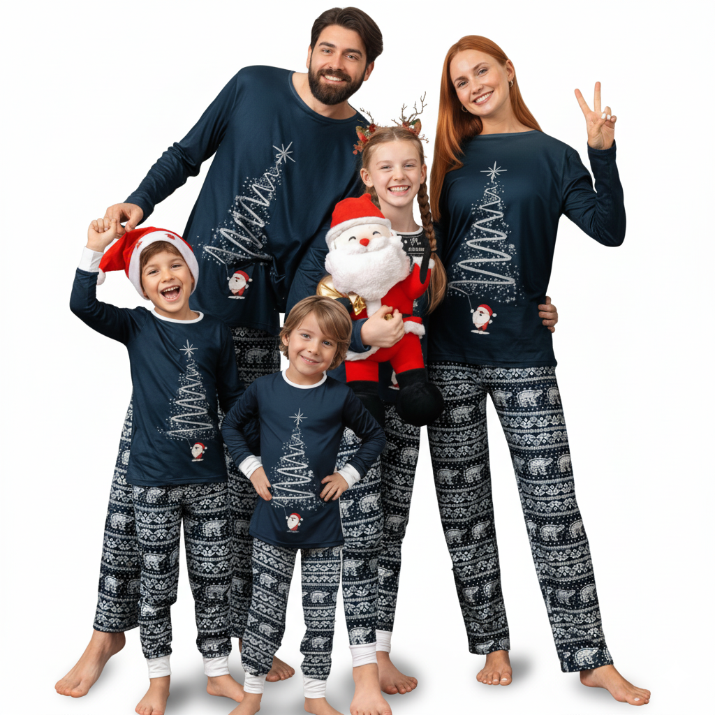 Matching Family Christmas Pajamas Holiday Family Christmas Pjs Set