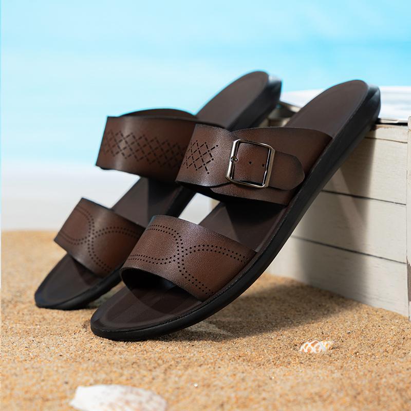 Casual Summer Non Slip Durable Outdoor Beach Slippers For Men