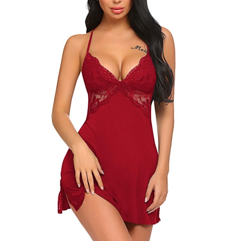 Casual Holiday Lingerie Sleepwear Bodysuit For Women