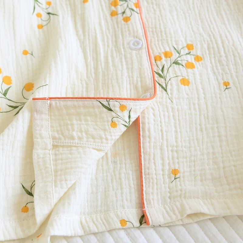 Women's Short Sleeve Cotton Crepe 2 Piece Pajama Set-Original Pajamas
