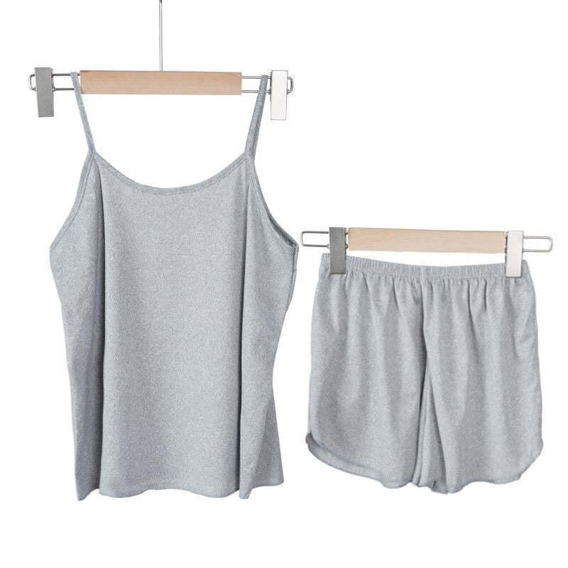 Women's Tank Top Suits with Shorts Set-Original Pajamas
