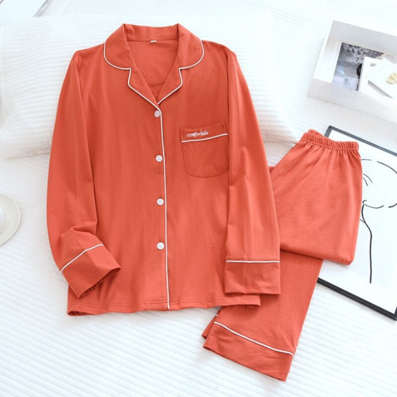 Long Sleeved Home Wear Pajama Set-Original Pajamas