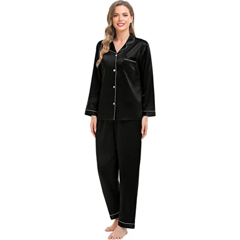 Button Closure Elegant Pajamas-Original Pajamas