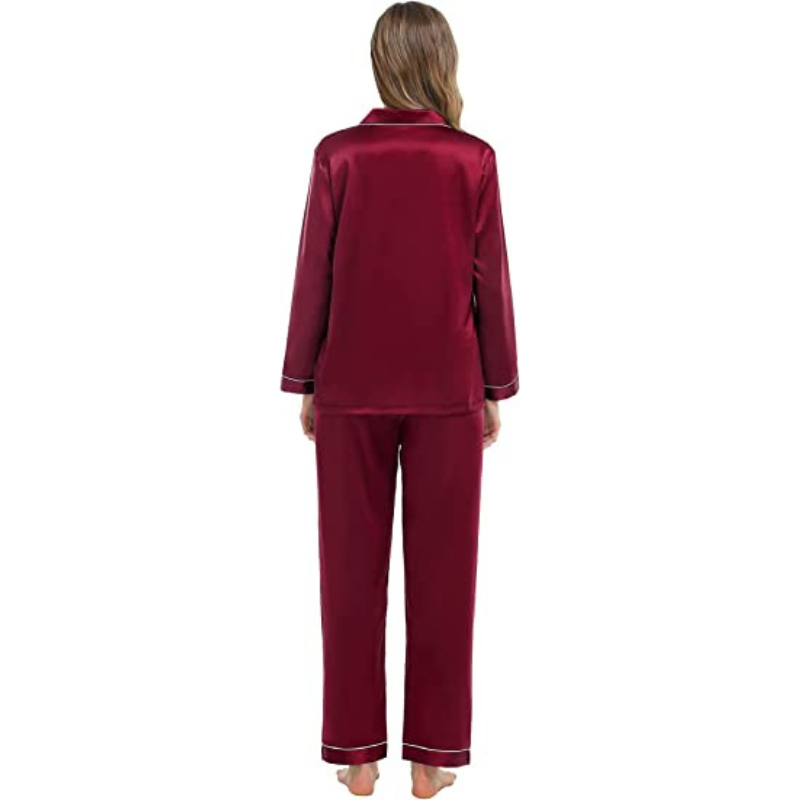 Button Closure Elegant Pajamas-Original Pajamas