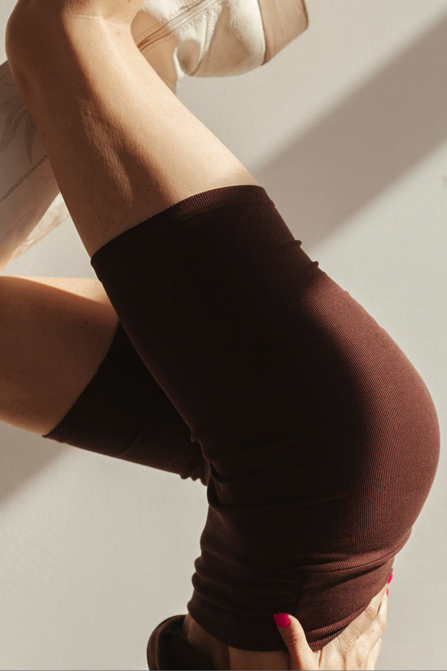 Oversized Tee And Biker Short Set-Original Pajamas