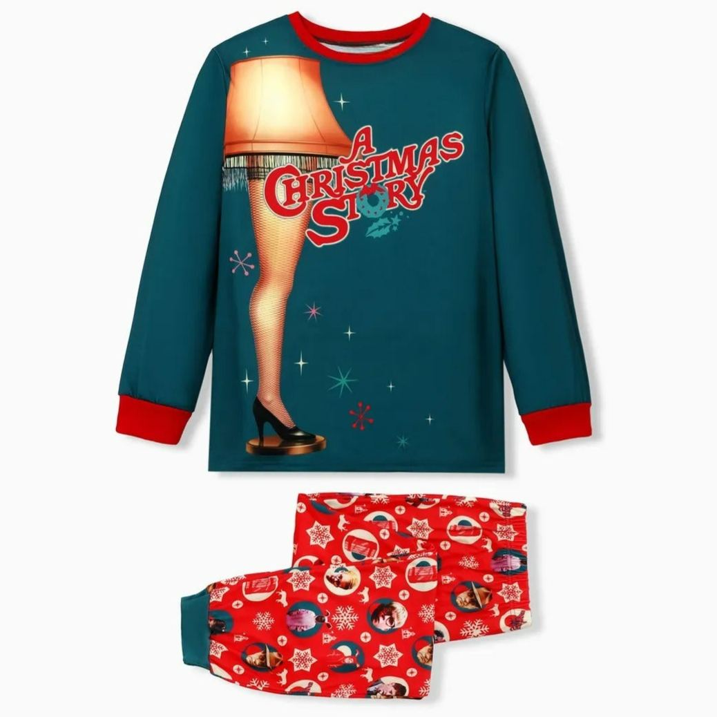 Christmas Story Printed Family Matching Pajama Set-Original Pajamas