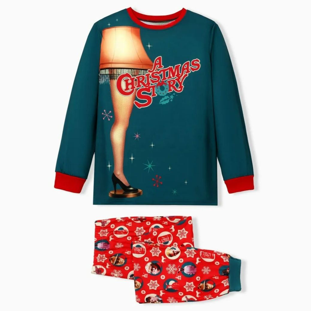 Christmas Story Printed Family Matching Pajama Set-Original Pajamas