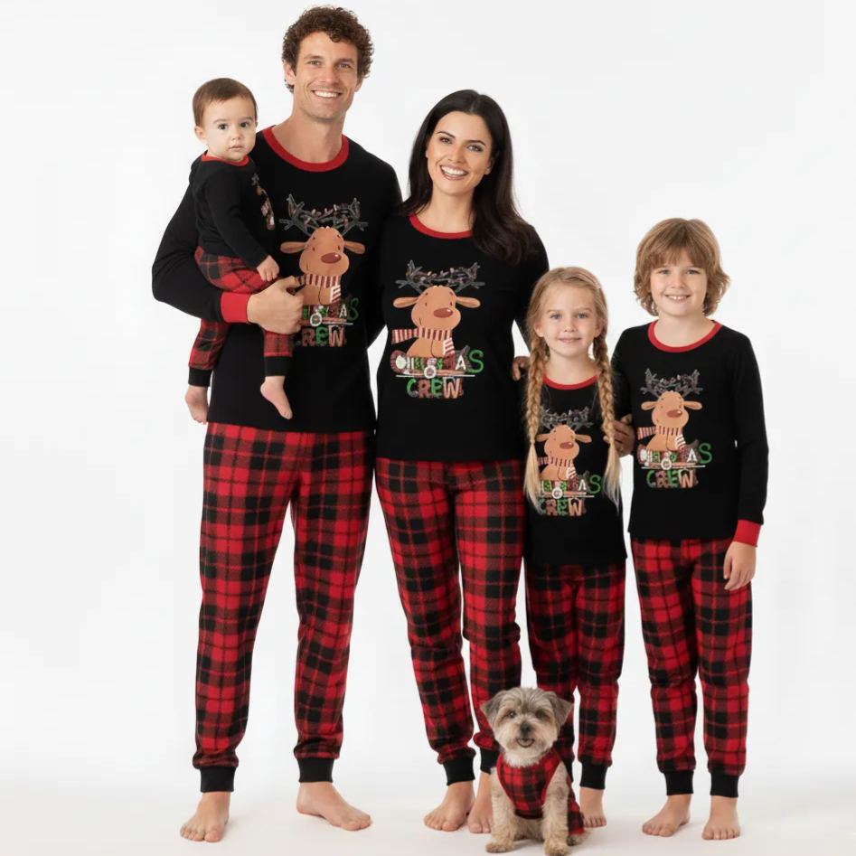 Holiday Pattern Matching Family Pajama Set
