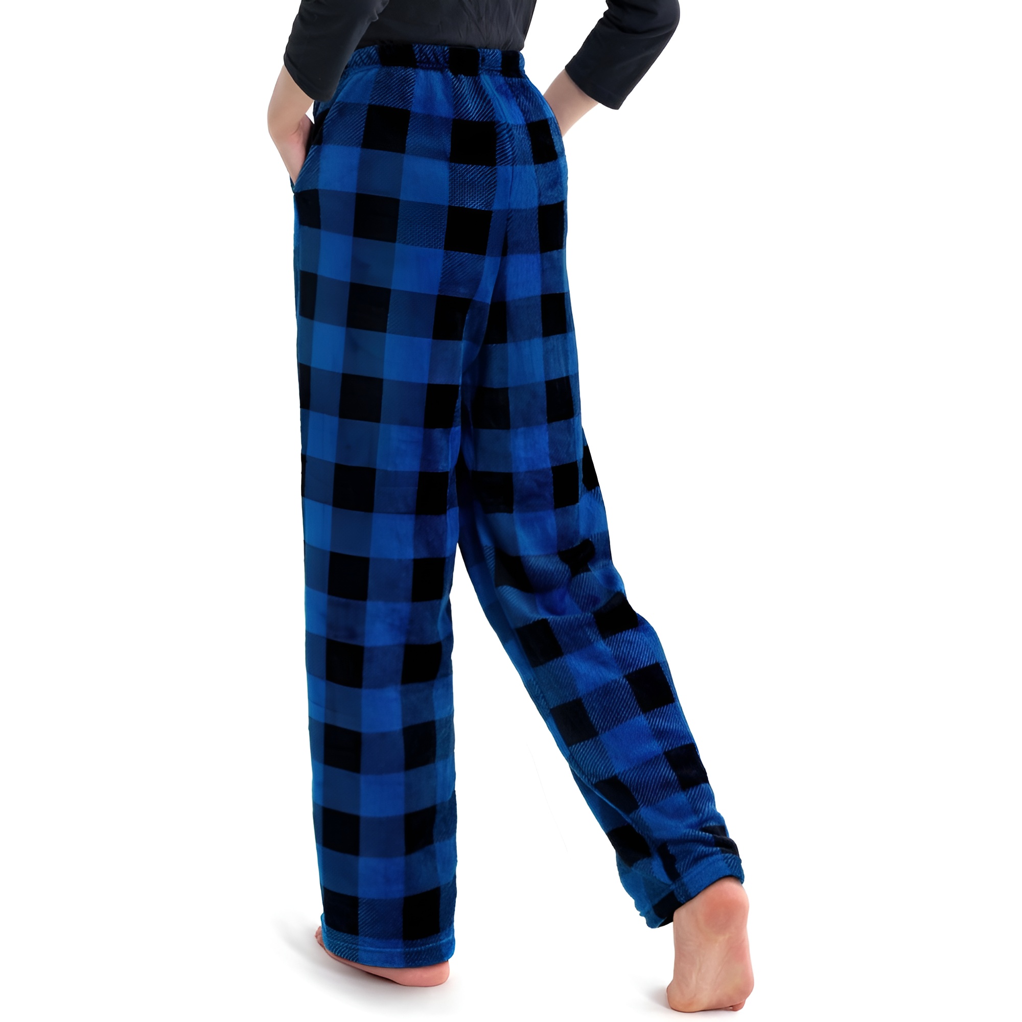 Holiday Print Pajama Pants With Drawstring