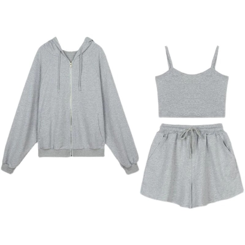 Women's 3 Pieces Summer Sleepwear Set-Original Pajamas