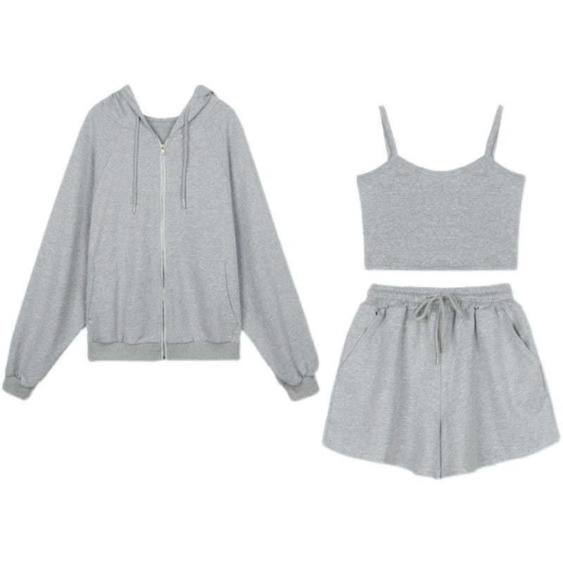 Women's 3 Pieces Summer Sleepwear Set-Original Pajamas