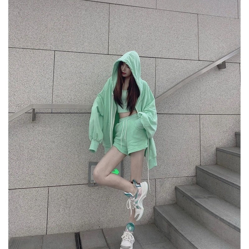 Women's 3 Pieces Summer Sleepwear Set-Original Pajamas