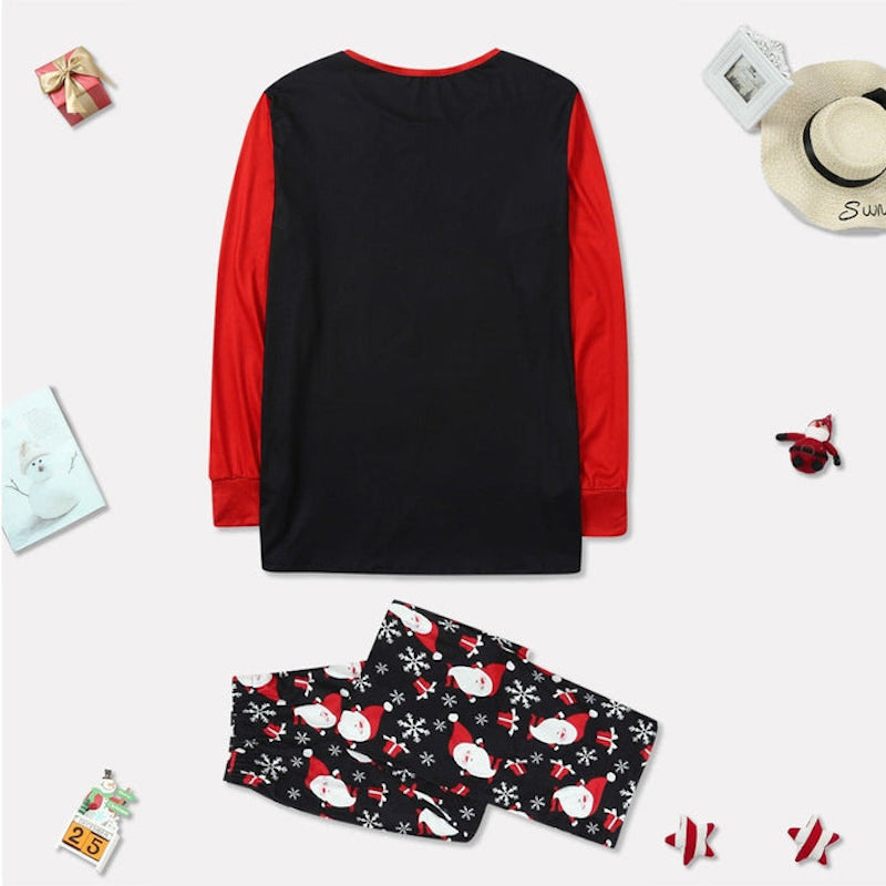 The Santa Is Coming Print Christmas Matching Pajama Set-Original Pajamas