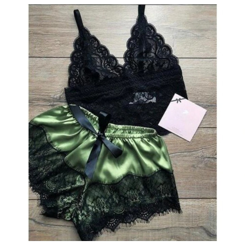 Women's Pajama Sets V-Neck Sleepwear-Original Pajamas