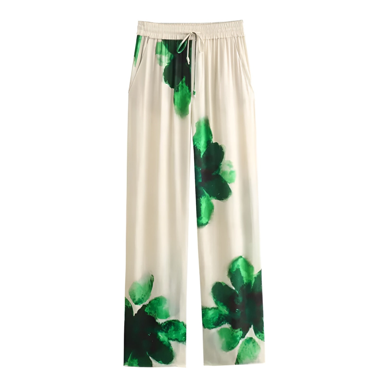 Floral Patterned Comfy Loungewear Set-Original Pajamas