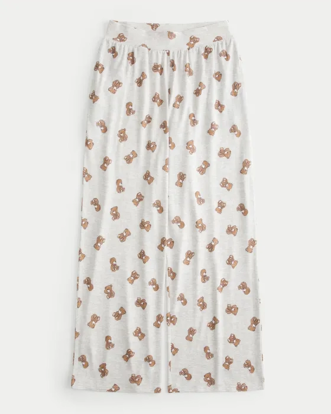 Gingerbread Print Lounge Set-Original Pajamas