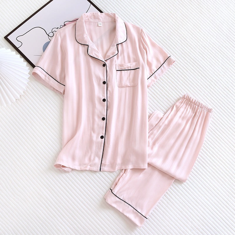 Men & Women's 2 Piece Short Sleeve Pajama Set-Original Pajamas