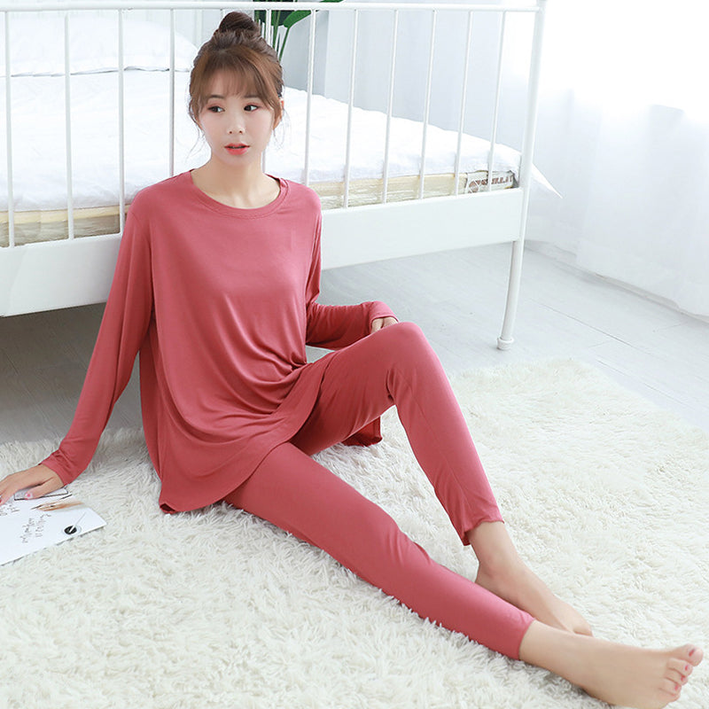 Long Sleeves Top With Pants 2 Piece Pajama Set-Original Pajamas