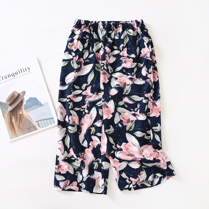 The Calf Length Pajama Shorts Best Comfy Pajamas-Original Pajamas