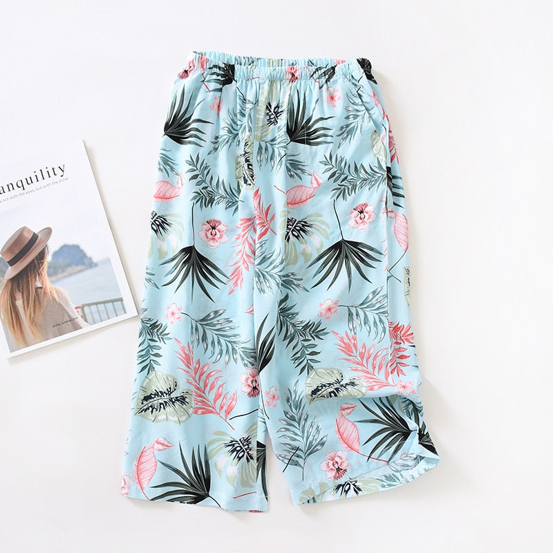 The Calf Length Pajama Shorts Best Comfy Pajamas-Original Pajamas