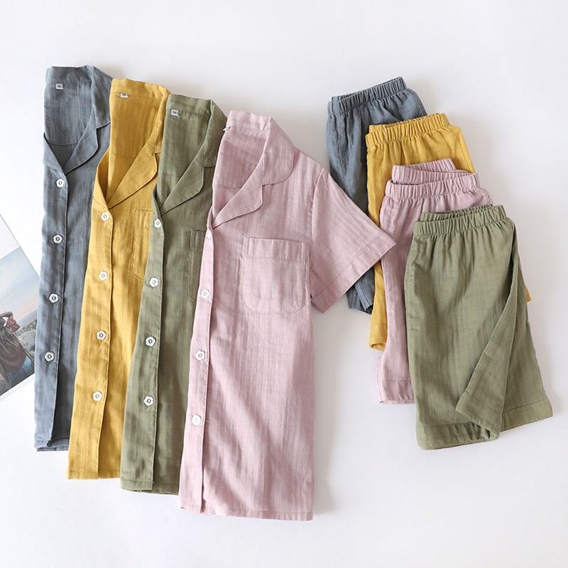 The Solid Chest Pocket Pajama Set Original Pajamas-Original Pajamas