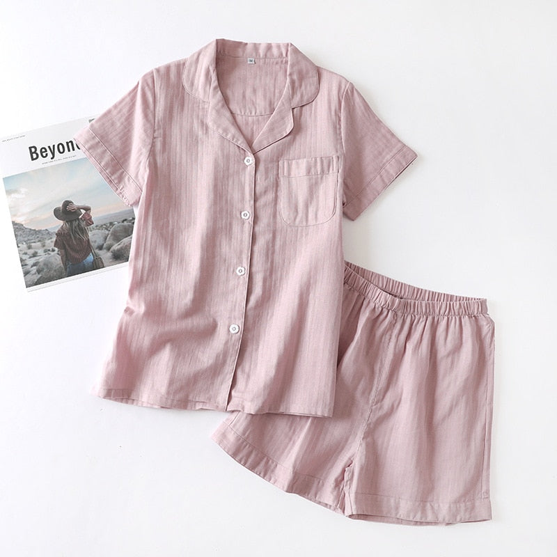 The Solid Chest Pocket Pajama Set Original Pajamas-Original Pajamas