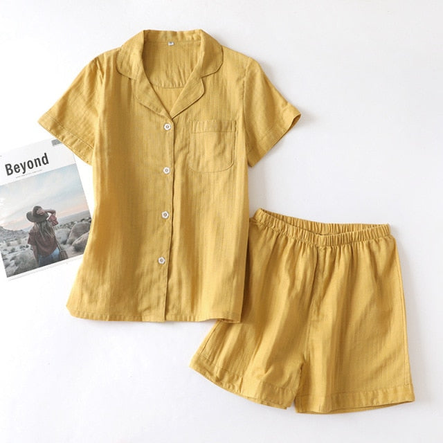 The Solid Chest Pocket Pajama Set Original Pajamas-Original Pajamas