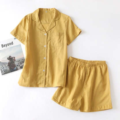 The Solid Chest Pocket Pajama Set Original Pajamas-Original Pajamas