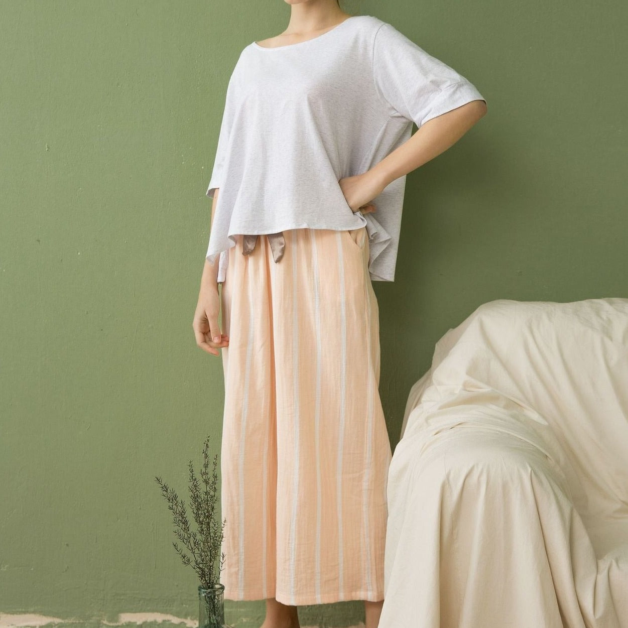 The Long Floral Pajama Set Original Pajamas-Original Pajamas