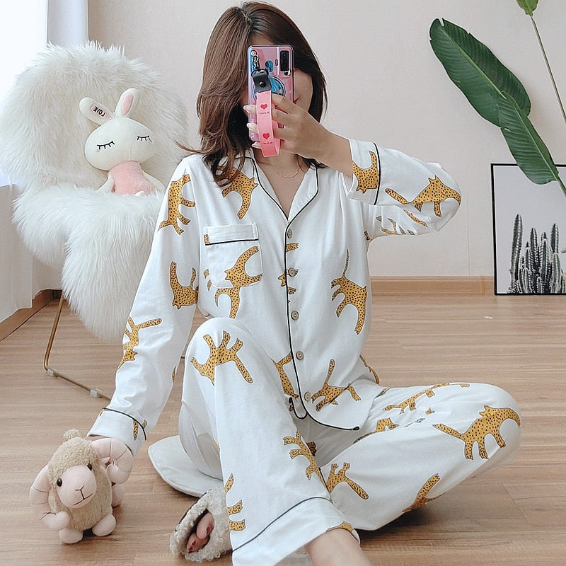 The Leopard Original Pajamas 2 Piece Pajama Set-Original Pajamas