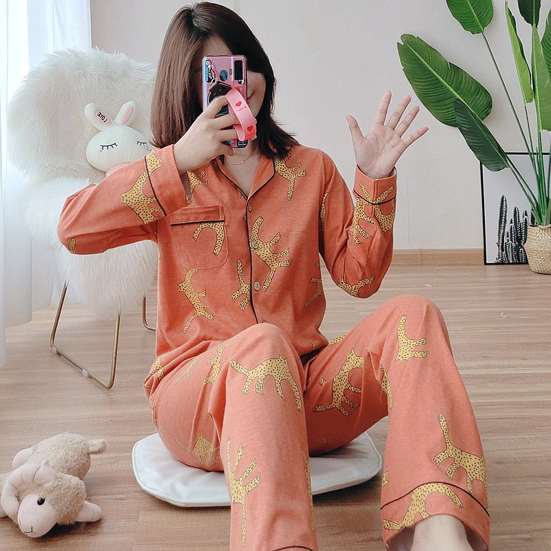 The Leopard Original Pajamas 2 Piece Pajama Set-Original Pajamas
