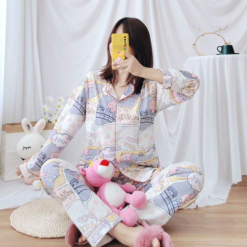 The Pop Art Cartoon Set Original Pajamas-Original Pajamas