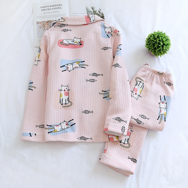 The Colorful Cat Set Original Pajamas-Original Pajamas