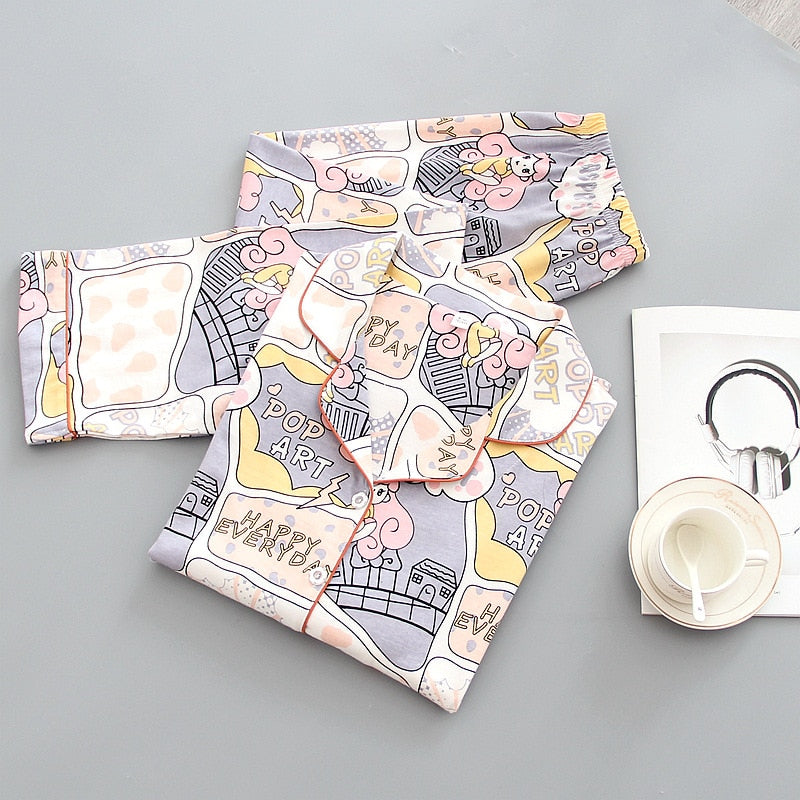 The Pop Art Cartoon Set Original Pajamas-Original Pajamas