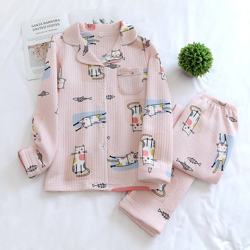 The Colorful Cat Set Original Pajamas-Original Pajamas