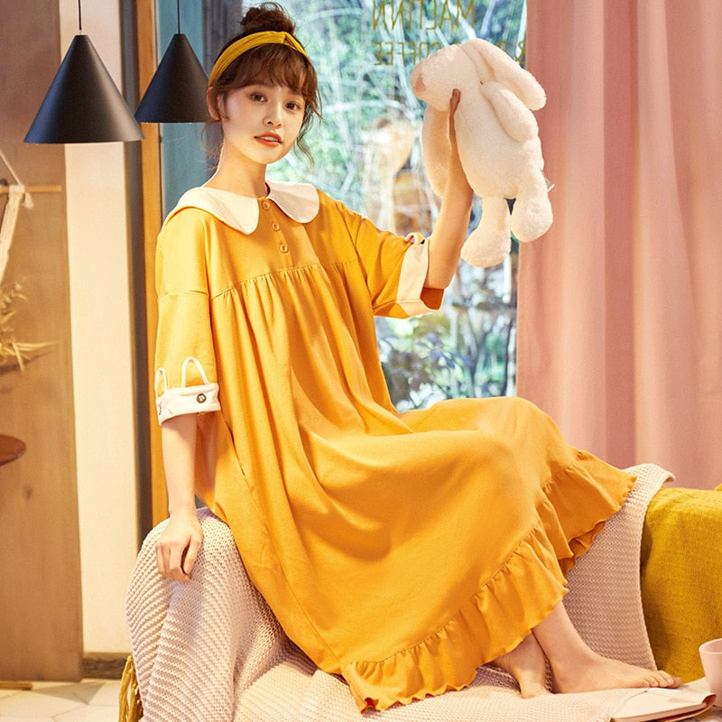 The Adorable Bunny Solid Original Pajamas-Original Pajamas