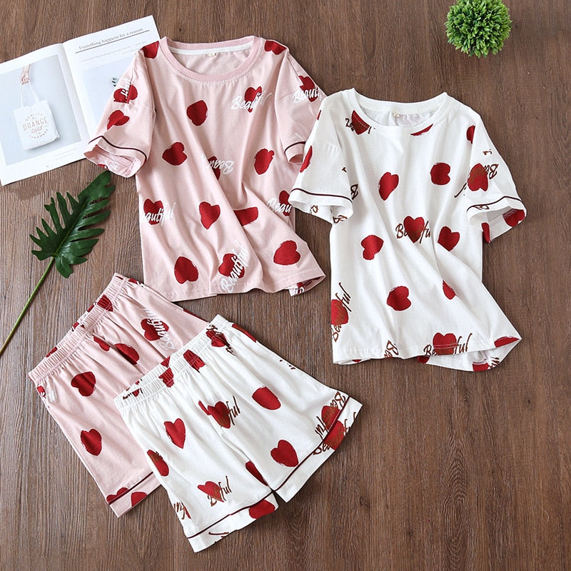 The Red Hearts Original Pajamas-Original Pajamas