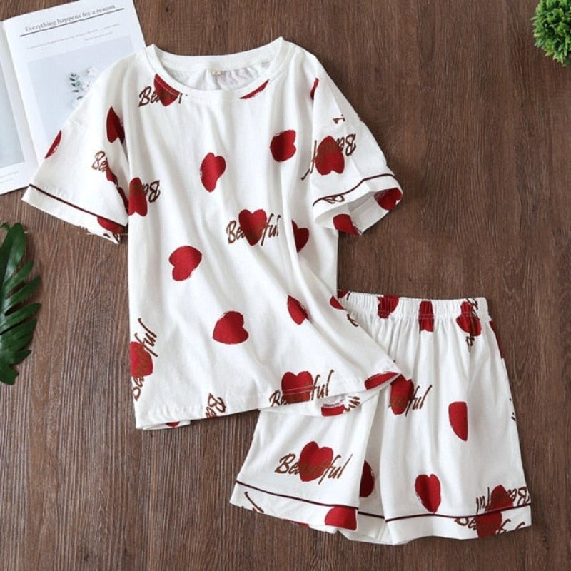 The Red Hearts Original Pajamas-Original Pajamas