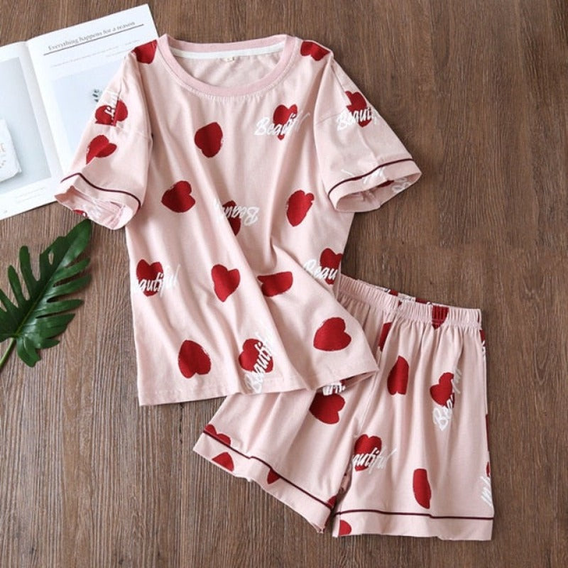 The Red Hearts Original Pajamas-Original Pajamas