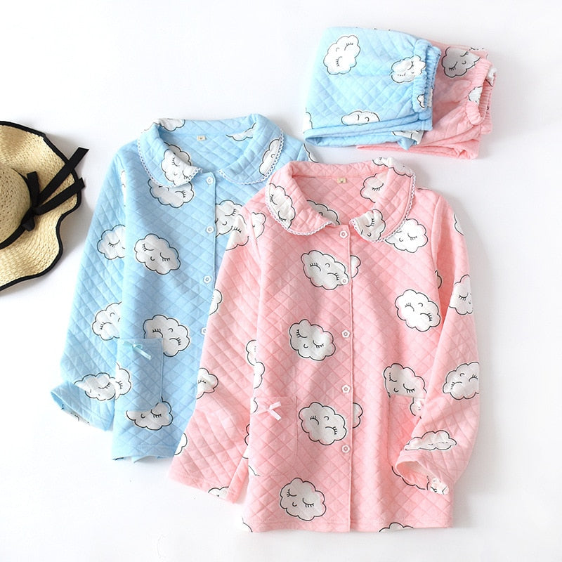 The Clouds, Strawberries and Hearts Original Pajamas-Original Pajamas
