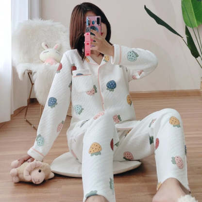 The Clouds, Strawberries and Hearts Original Pajamas-Original Pajamas