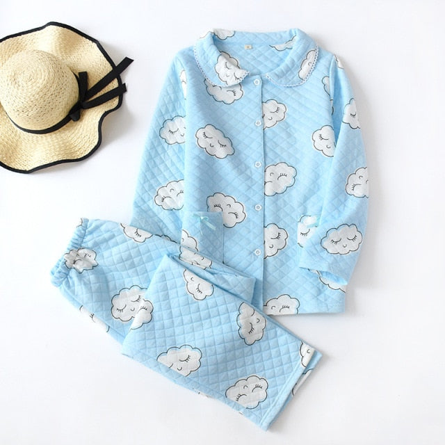 The Clouds, Strawberries and Hearts Original Pajamas-Original Pajamas