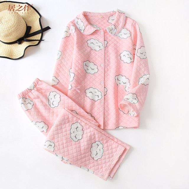 The Clouds, Strawberries and Hearts Original Pajamas-Original Pajamas