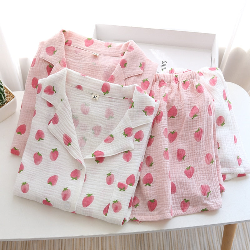 The Strawberry Shorts Set Original Pajamas-Original Pajamas