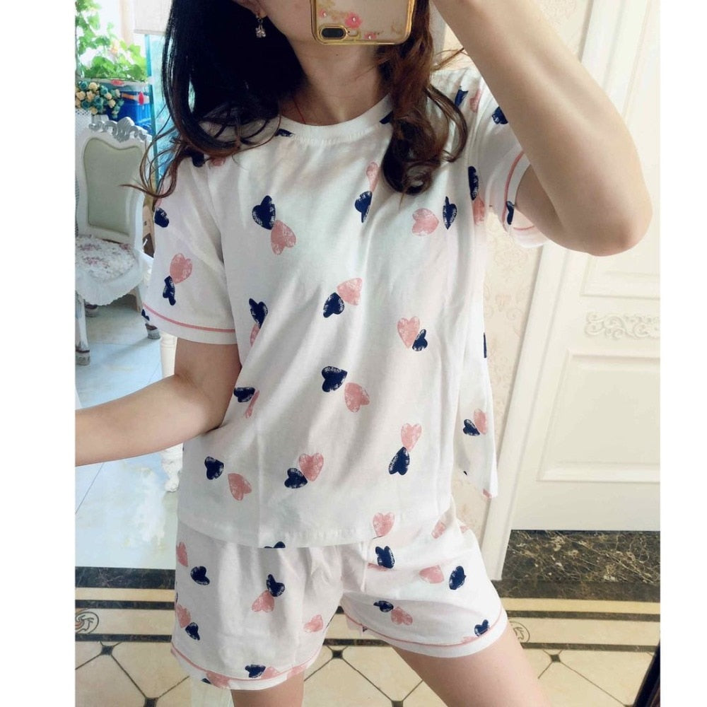 The Printed Shorts Pajama Sets Best Womens Pajamas-Original Pajamas