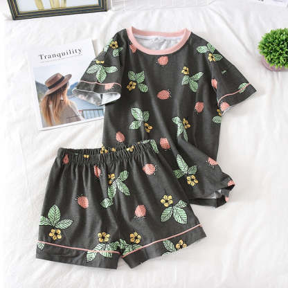 The Printed Shorts Pajama Sets Best Womens Pajamas-Original Pajamas
