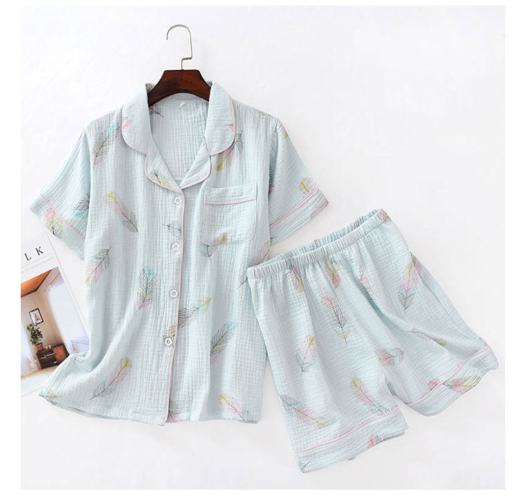 The Short-Sleeved Print Original Pajamas-Original Pajamas